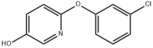 3-Pyridinol, 6-(3-chlorophenoxy)- Structure