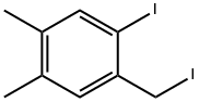 Benzene, 1-iodo-2-(iodomethyl)-4,5-dimethyl- Structure