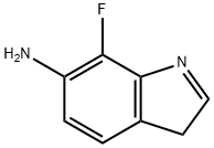 3H-Indol-6-amine, 7-fluoro- Structure