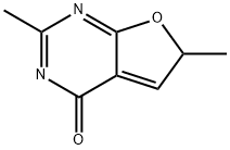 2,6-Dimethylfuro[2,3-d]pyrimidin-4(1H)-one 구조식 이미지