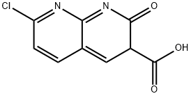 1,8-Naphthyridine-3-carboxylic acid, 7-chloro-2,3-dihydro-2-oxo- Structure