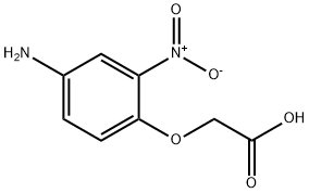 Acetic acid, 2-(4-amino-2-nitrophenoxy)- Structure