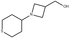 (1-(tetrahydro-2H-thiopyran-4-yl)azetidin-3-yl)methanol Structure