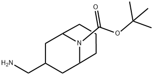 Tert-Butyl 3-(Aminomethyl)-9-Azabicyclo[3.3.1]Nonane-9-Carboxylate(WX120622) Structure