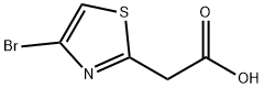 2-Thiazoleacetic acid, 4-bromo- Structure