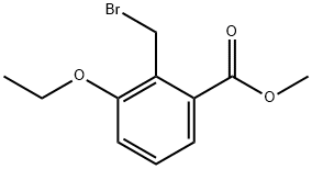 Benzoic acid, 2-(bromomethyl)-3-ethoxy-, methyl ester Structure