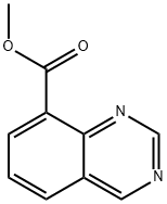 8-Quinazolinecarboxylic acid, methyl ester Structure