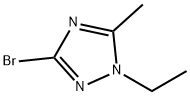 1H-1,2,4-Triazole, 3-bromo-1-ethyl-5-methyl- Structure