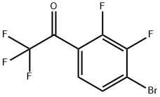 Ethanone, 1-(4-bromo-2,3-difluorophenyl)-2,2,2-trifluoro- Structure