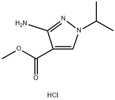 methyl 3-amino-1-isopropyl-1H-pyrazole-4-carboxylate Structure