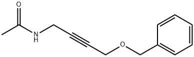 Acetamide, N-[4-(phenylmethoxy)-2-butyn-1-yl]- Structure