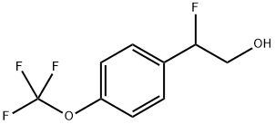 2-fluoro-2-(4-(trifluoromethoxy)phenyl)ethan-1-ol Structure