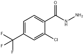 2-Chloro-4-(trifluoromethyl)benzohydrazide Structure