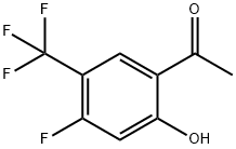 Ethanone, 1-[4-fluoro-2-hydroxy-5-(trifluoromethyl)phenyl]- Structure