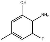 Phenol, 2-amino-3-fluoro-5-methyl- Structure