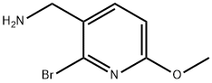 3-Pyridinemethanamine, 2-bromo-6-methoxy- Structure