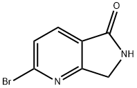 2-Bromo-6,7-dihydro-pyrrolo[3,4-b]pyridin-5-one Structure