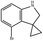 4-BROMOSPIRO[CYCLOPROPANE-1,3-INDOLINE] Structure