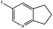 5H-Cyclopenta[b]pyridine, 3-fluoro-6,7-dihydro- 구조식 이미지