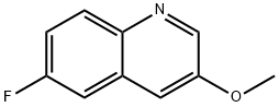 Quinoline, 6-fluoro-3-methoxy- Structure