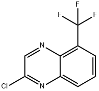 Quinoxaline, 2-chloro-5-(trifluoromethyl)- Structure