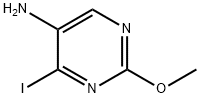 5-Pyrimidinamine, 4-iodo-2-methoxy- Structure