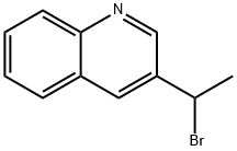 Quinoline, 3-(1-bromoethyl)- 구조식 이미지