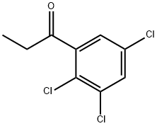 1-Propanone, 1-(2,3,5-trichlorophenyl)- 구조식 이미지