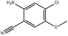 Benzonitrile, 2-amino-4-chloro-5-methoxy- Structure