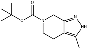 6H-Pyrazolo[3,4-c]pyridine-6-carboxylic acid, 2,4,5,7-tetrahydro-3-methyl-, 1,1-dimethylethyl ester Structure