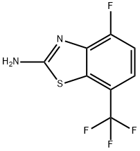 4-fluoro-7-(trifluoromethyl)-1,3-benzothiazol-2-amine Structure