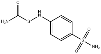 4-(1-Mercaptoureido)benzenesulfonamide Structure