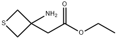 3-Thietaneacetic acid, 3-amino-, ethyl ester Structure