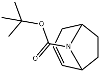 8-Azabicyclo[3.2.1]oct-2-ene-8-carboxylic acid, 1,1-dimethylethyl ester Structure