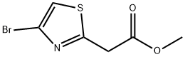 2-Thiazoleacetic acid, 4-bromo-, methyl ester Structure