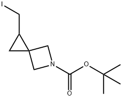 5-Azaspiro[2.3]hexane-5-carboxylic acid, 1-(iodomethyl)-, 1,1-dimethylethyl ester Structure