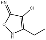 5(2H)-Isoxazolimine, 4-chloro-3-ethyl- Structure
