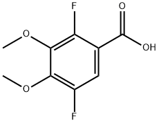 Benzoic acid, 2,5-difluoro-3,4-dimethoxy- 구조식 이미지