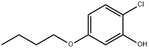 Phenol, 5-butoxy-2-chloro- Structure