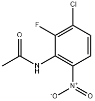 Acetamide, N-(3-chloro-2-fluoro-6-nitrophenyl)- Structure