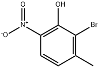 Phenol, 2-bromo-3-methyl-6-nitro- 구조식 이미지