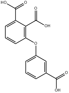 3-(3-carboxyphenoxy)phthalic acid Structure