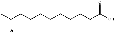 Undecanoic acid, 10-bromo- Structure