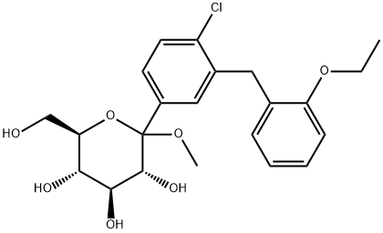 Dapagliflozin Impurity 144 Structure