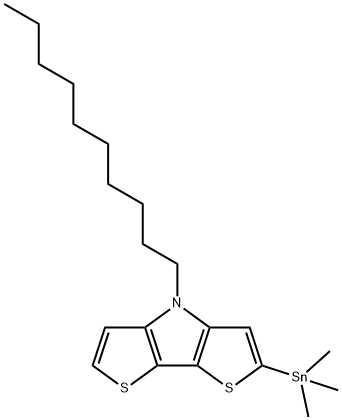 4-octyl-2-(trimethylstannyl)-4H-dithieno[3,2-b:2',3'-d]pyrrole 구조식 이미지