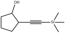 Cyclopentanol, 2-[2-(trimethylsilyl)ethynyl]- 구조식 이미지