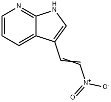 3-(2-nitroethenyl)-1H-pyrrolo[2,3-b]pyridine 구조식 이미지