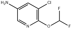 3-Pyridinamine, 5-chloro-6-(difluoromethoxy)- 구조식 이미지