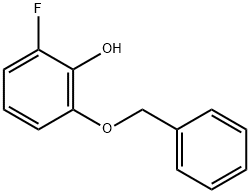 Phenol, 2-fluoro-6-(phenylmethoxy)- Structure