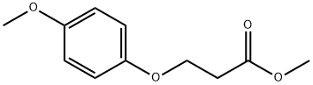 Propanoic acid, 3-(4-methoxyphenoxy)-, methyl ester 구조식 이미지